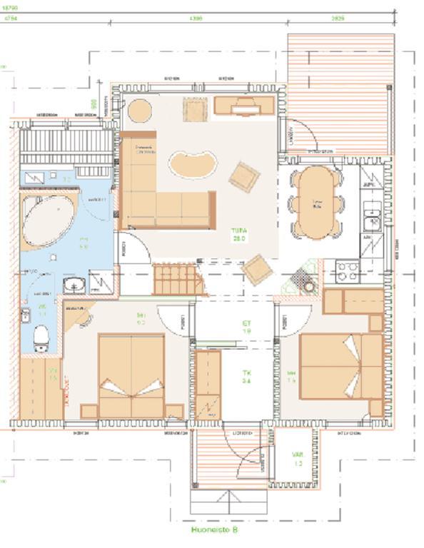 Otsopirtti: Maria And Otso Apartments Kolinkylä Rom bilde